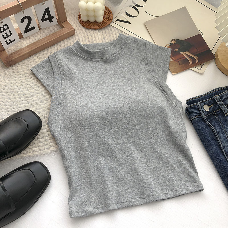 設計感純欲風純棉小可愛背心 柔軟透氣帶胸上衣Bratop