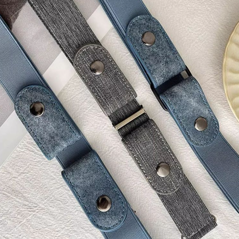 隱形鬆緊腰帶 可調整彈性設計 牛仔褲簡約褲帶 男女適用