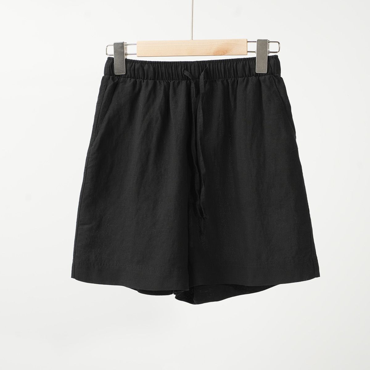 棉麻素面無袖背心＋短褲兩件式套裝 寬鬆透氣休閒款（可單買）