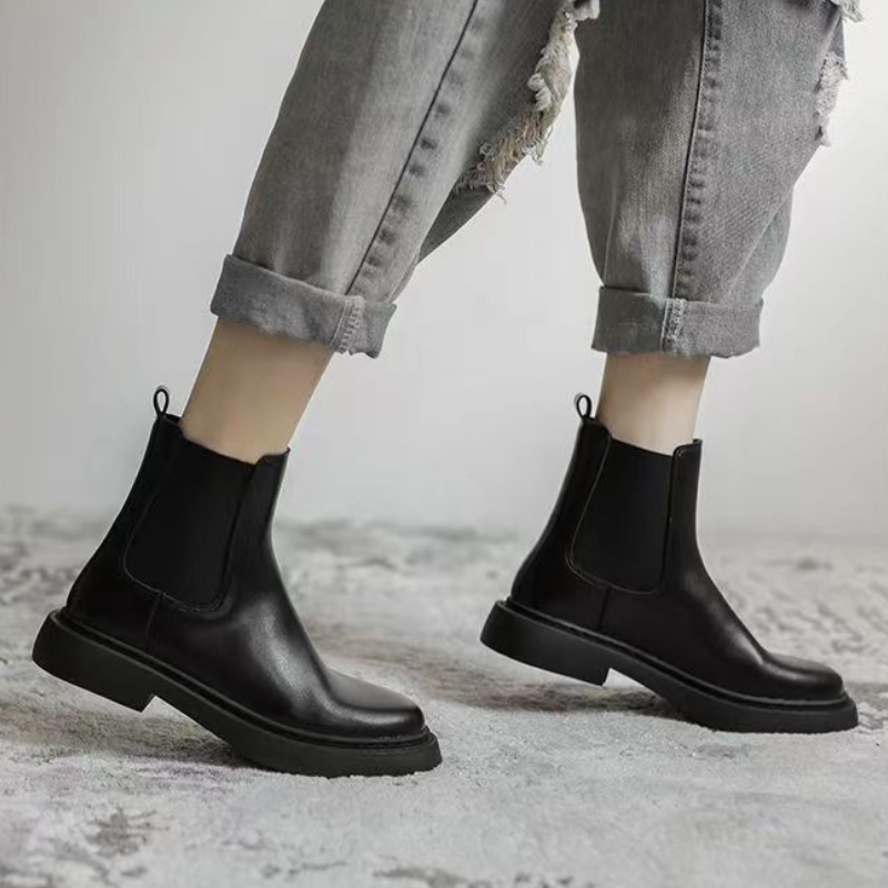 經典英倫風切爾西靴秋冬保暖內裡馬丁靴(基本款/加絨款)