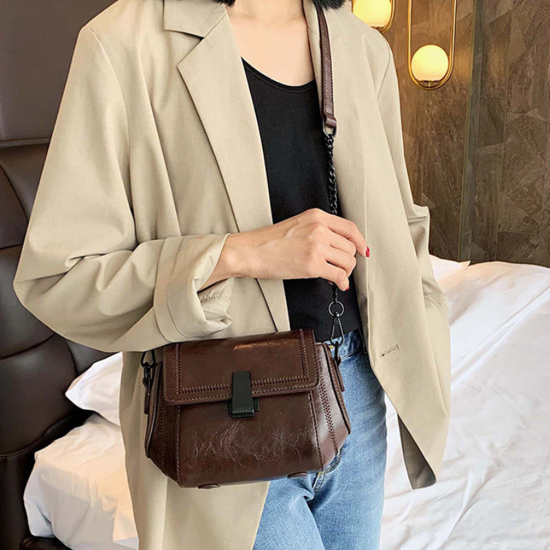 韓系．單肩鏈條包 百搭潮流MINI女包高級感穿搭