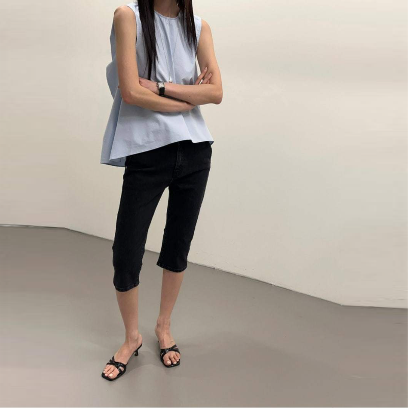 背心吊帶套頭夏季簡約正反穿襯衫