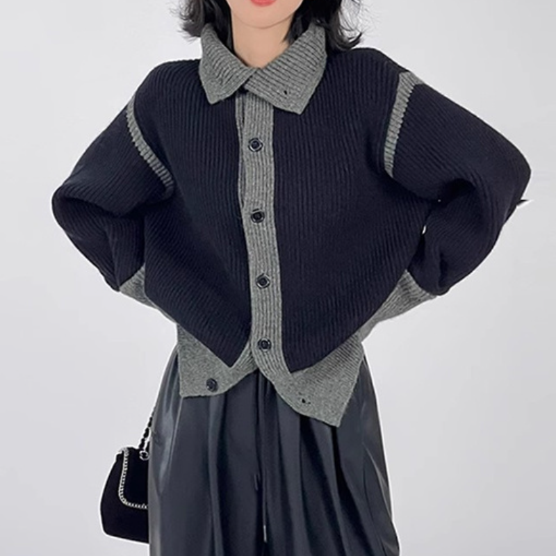 【單品可選】復古高級感針織外套 韓系慵懶寬鬆休閒褲套裝