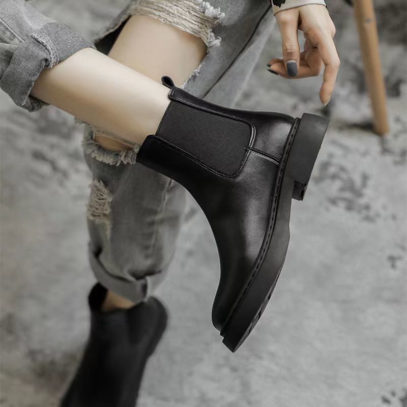 經典英倫風切爾西靴秋冬保暖內裡馬丁靴(基本款/加絨款)