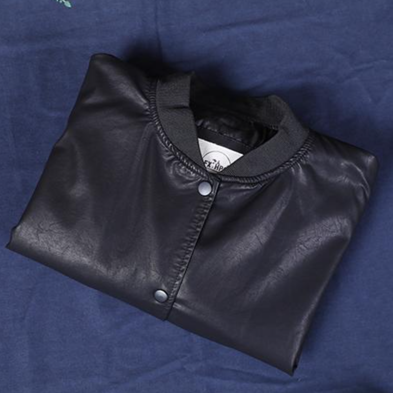 大碼皮衣夾克 大碼寬鬆 潮流感設計 可選加厚版