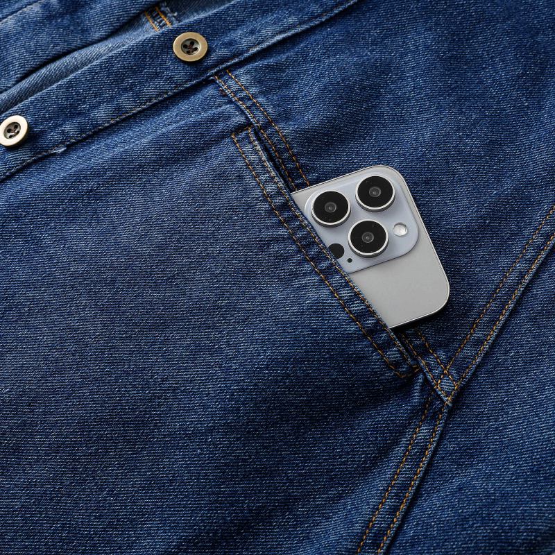 假兩件連帽牛仔外套 中長版剪裁 休閒百搭款