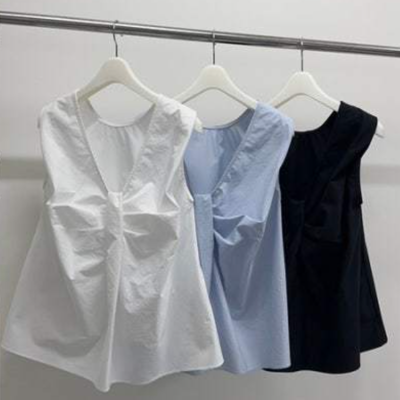 背心吊帶套頭夏季簡約正反穿襯衫
