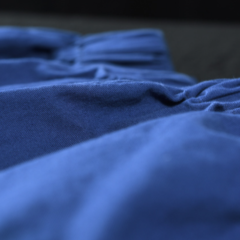 復古文藝寬鬆短褲 棉質鬆緊腰 百搭寬鬆休閒款