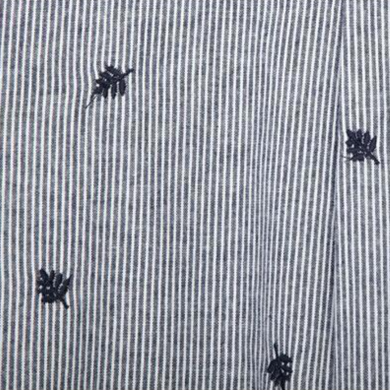 春秋立領條紋襯衫 長袖寬鬆顯瘦簡約通勤韓版上衣