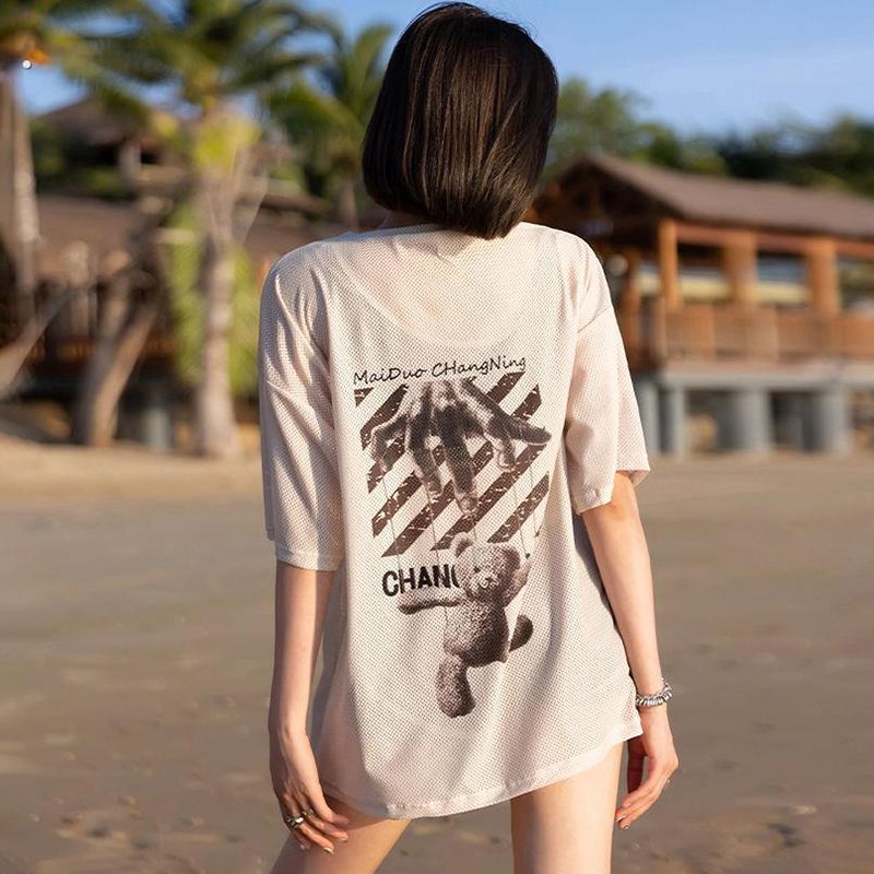 運動風分體泳衣 三件套 遮肉顯瘦 寬鬆舒適款