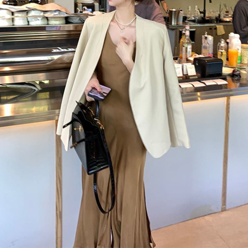 小香風小西裝外套 鼠尾草綠 高級感 寬版剪裁 挺版有型