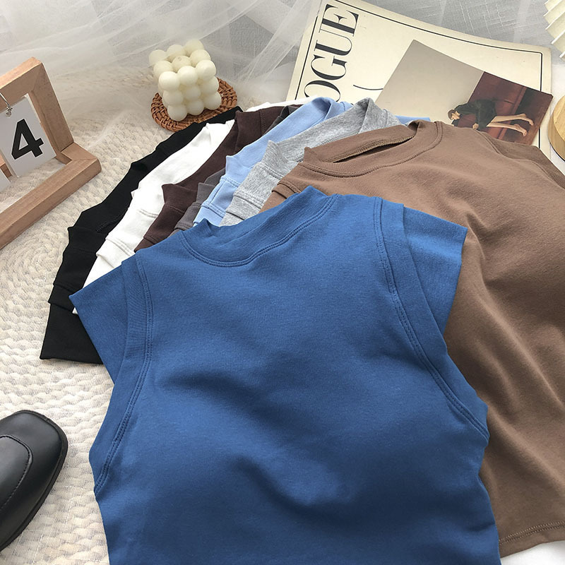 設計感純欲風純棉小可愛背心 柔軟透氣帶胸上衣Bratop