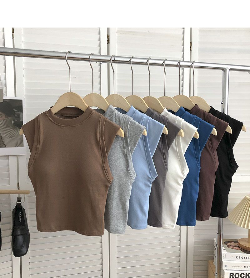 設計感純欲風純棉小可愛背心 柔軟透氣帶胸上衣Bratop