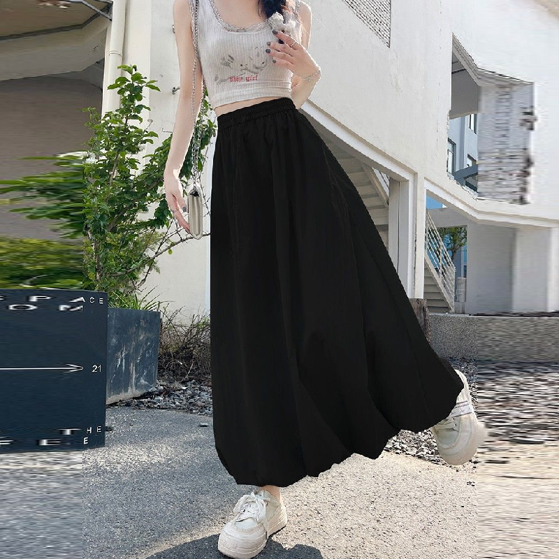 8色 多巴胺垂感花苞裙 霓光果凍色系傘狀剪裁半身裙