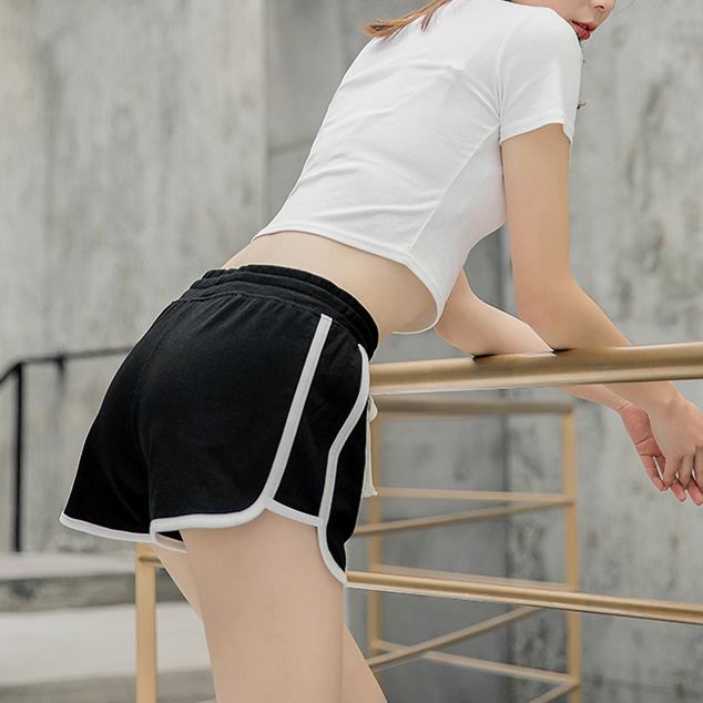 超高C/P值 真理褲 高腰防走光韓版三分闊腿短褲
