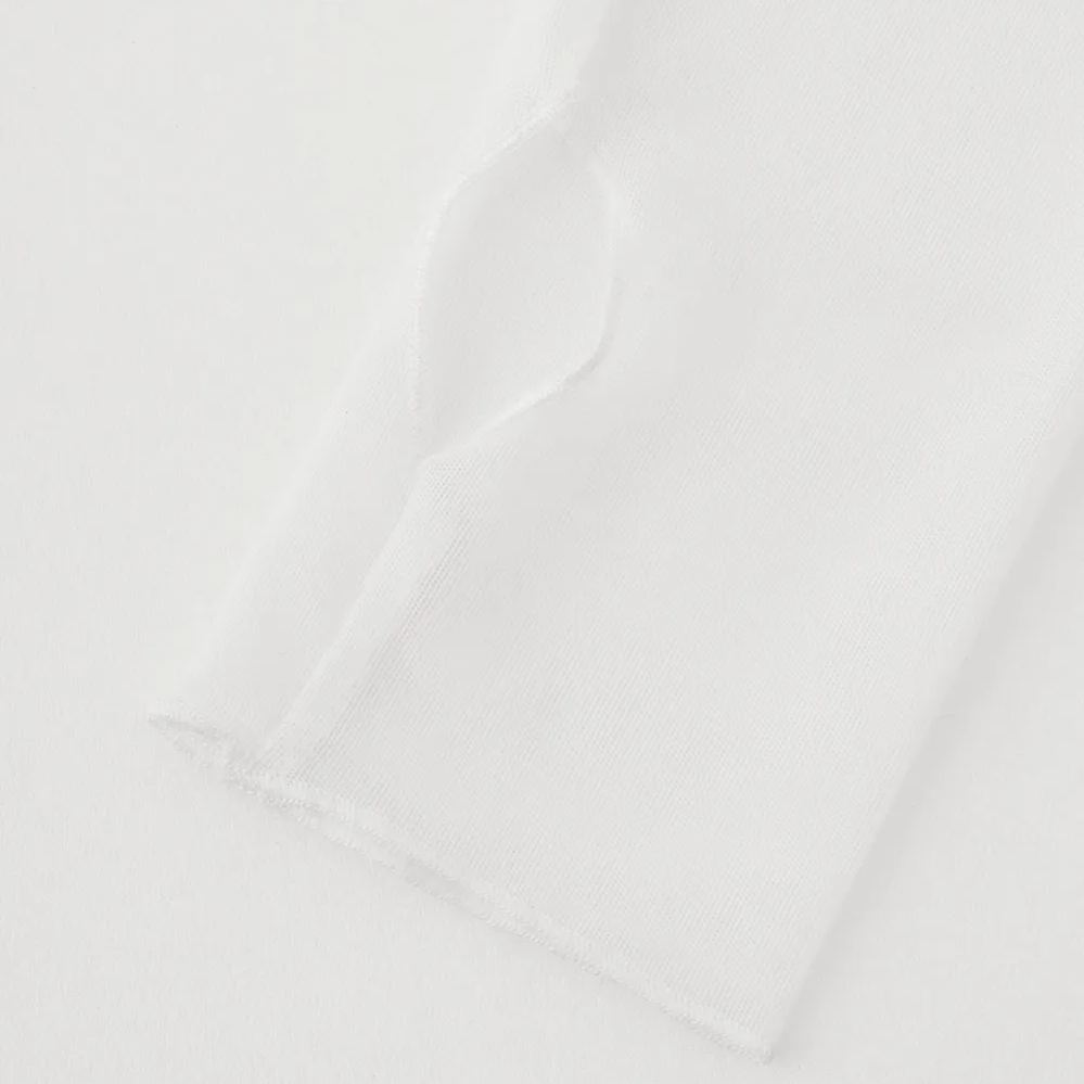 透膚細網長袖上衣 百搭防曬