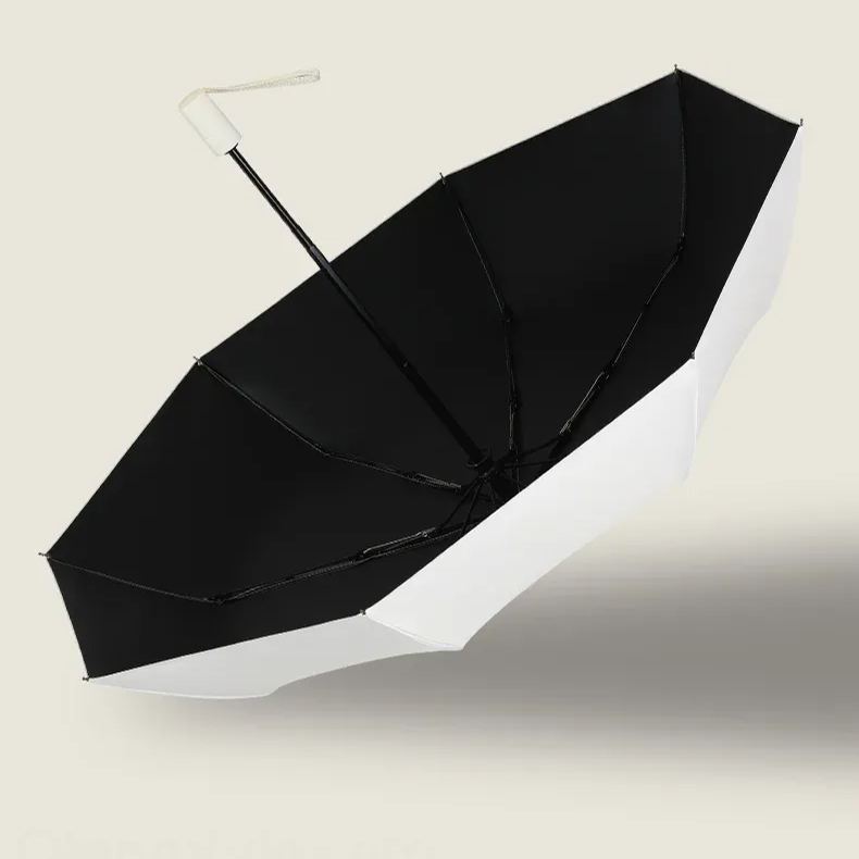 0.5s全自動晴雨傘 環保材質遮陽傘 雙龍骨輕便可折疊