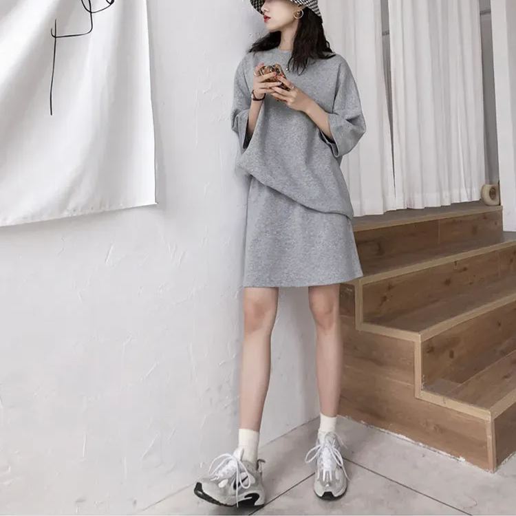 運動套裝 寬鬆 時尚 洋氣 炸街 休閒 兩件套