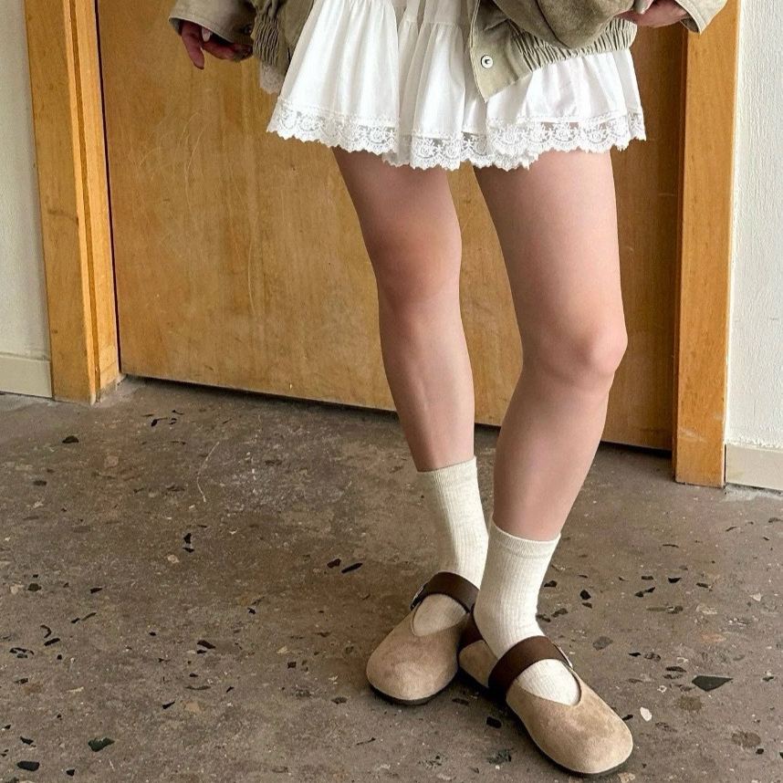 瑪莉珍便鞋 勃肯風兩穿 秋季百搭 軟Q厚底 配裙褲都好看