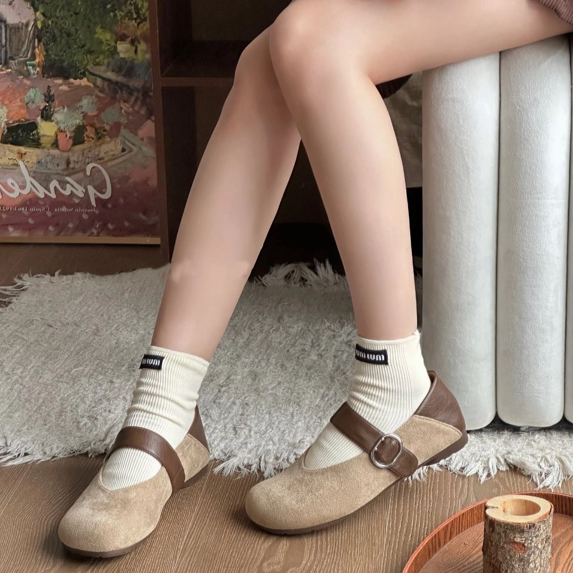 瑪莉珍便鞋 勃肯風兩穿 秋季百搭 軟Q厚底 配裙褲都好看