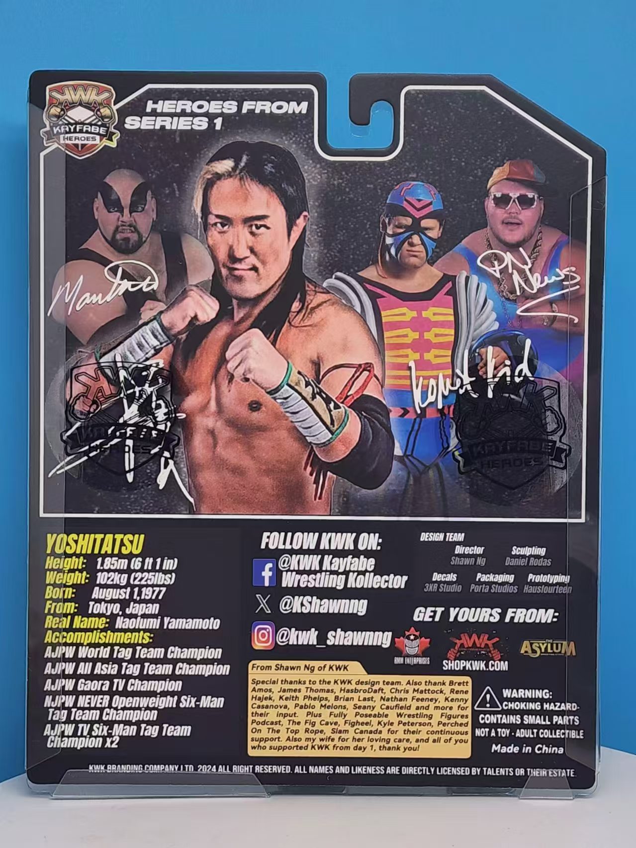 IN STOCK! KWK Kayfabe Heroes Yoshitatsu Exclusive