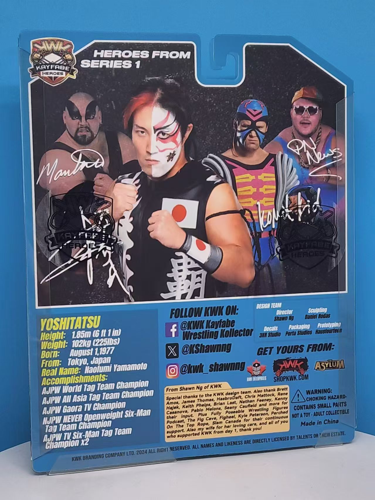IN STOCK! KWK Kayfabe Heroes Yoshitatsu Variant B