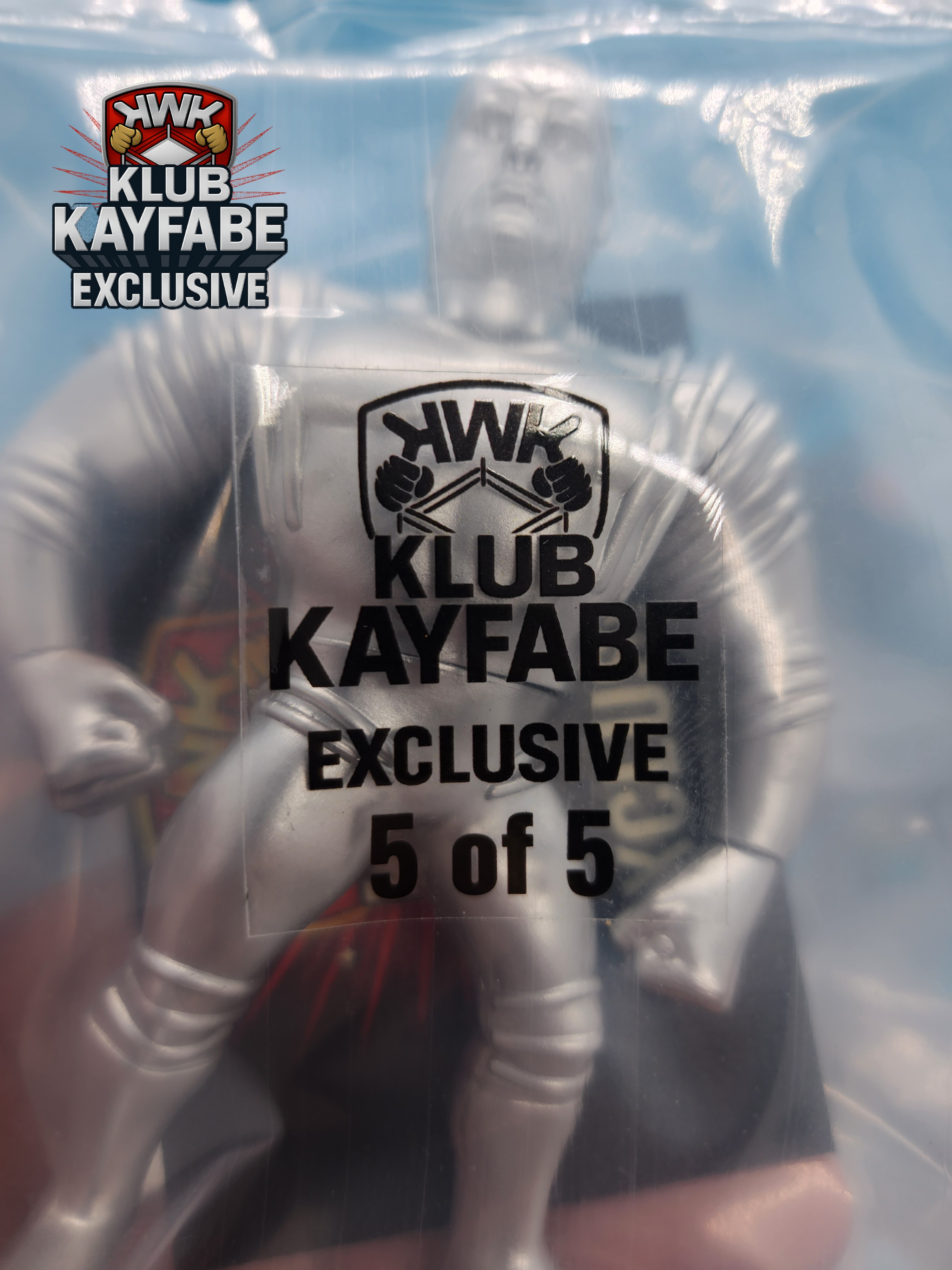 KWK Kayfabe Heroes 1 of 5 Silver Max Moon Test Shot Figure