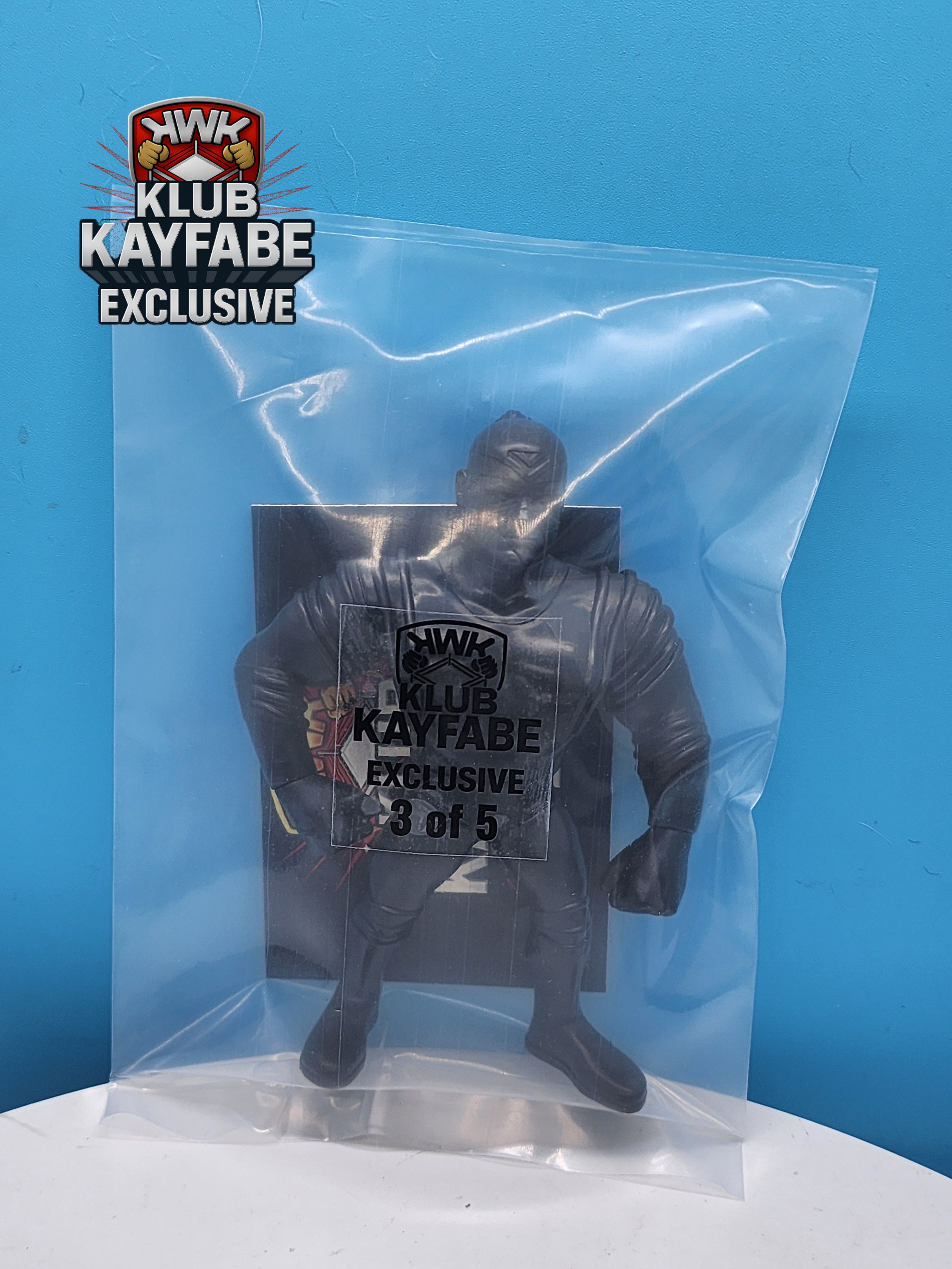 KWK Kayfabe Heroes 1 of 5 Black Max Moon Test Shot Figure