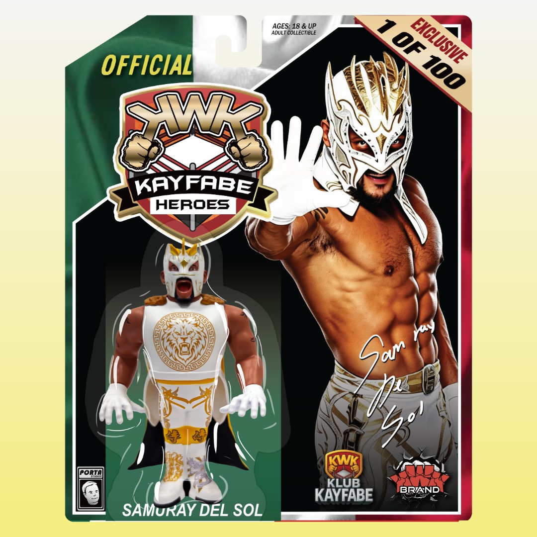 KLUB KAYFABE EXCLUSIVE SAMURAY DEL SOL FIGURE (1 of 100)
