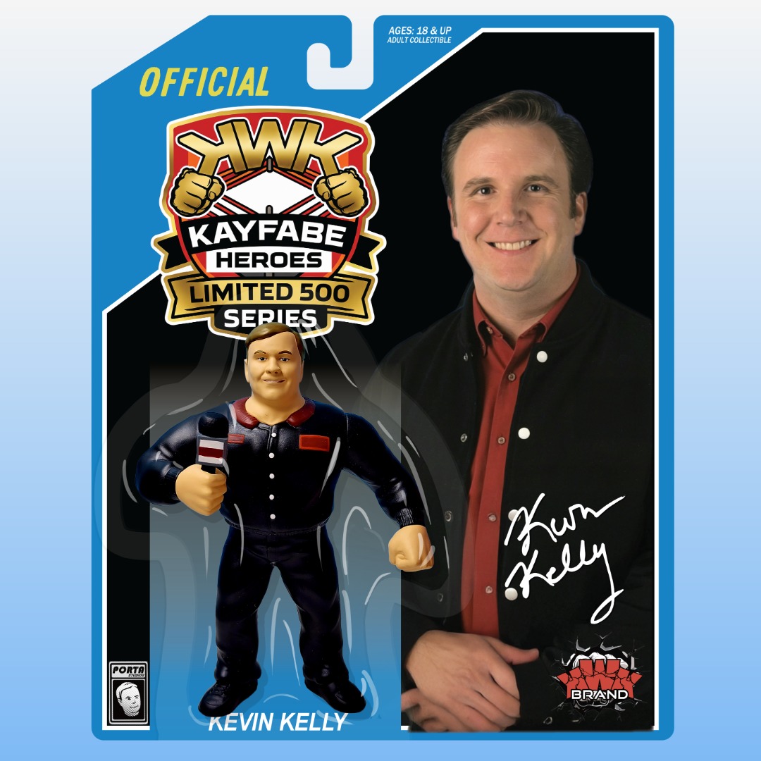 KWK Kayfabe Heroes Limited 500 Series Kevin Kelly Retro Figures