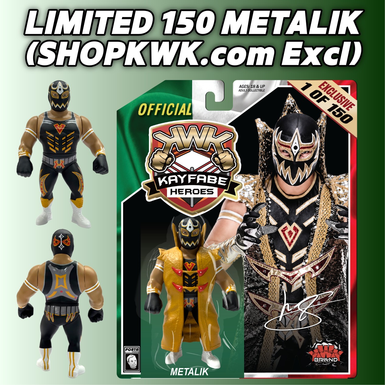 (US PRE-ORDER) SHOPKWK.com EXCLUSIVE METALIK FIGURE (1 of 150)