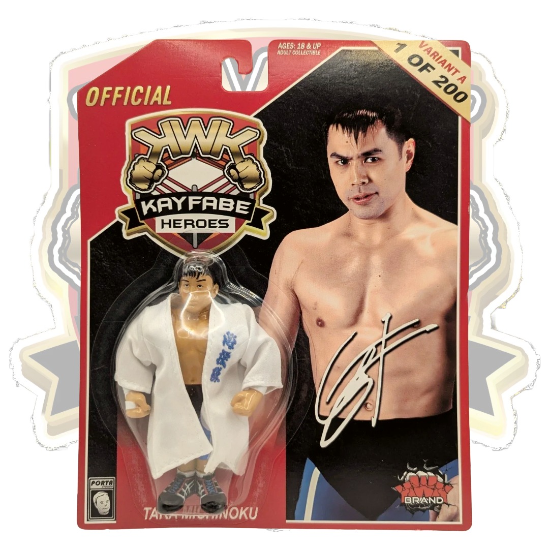 IN STOCK! KWK Kayfabe Heroes Taka Michinoku Variant A