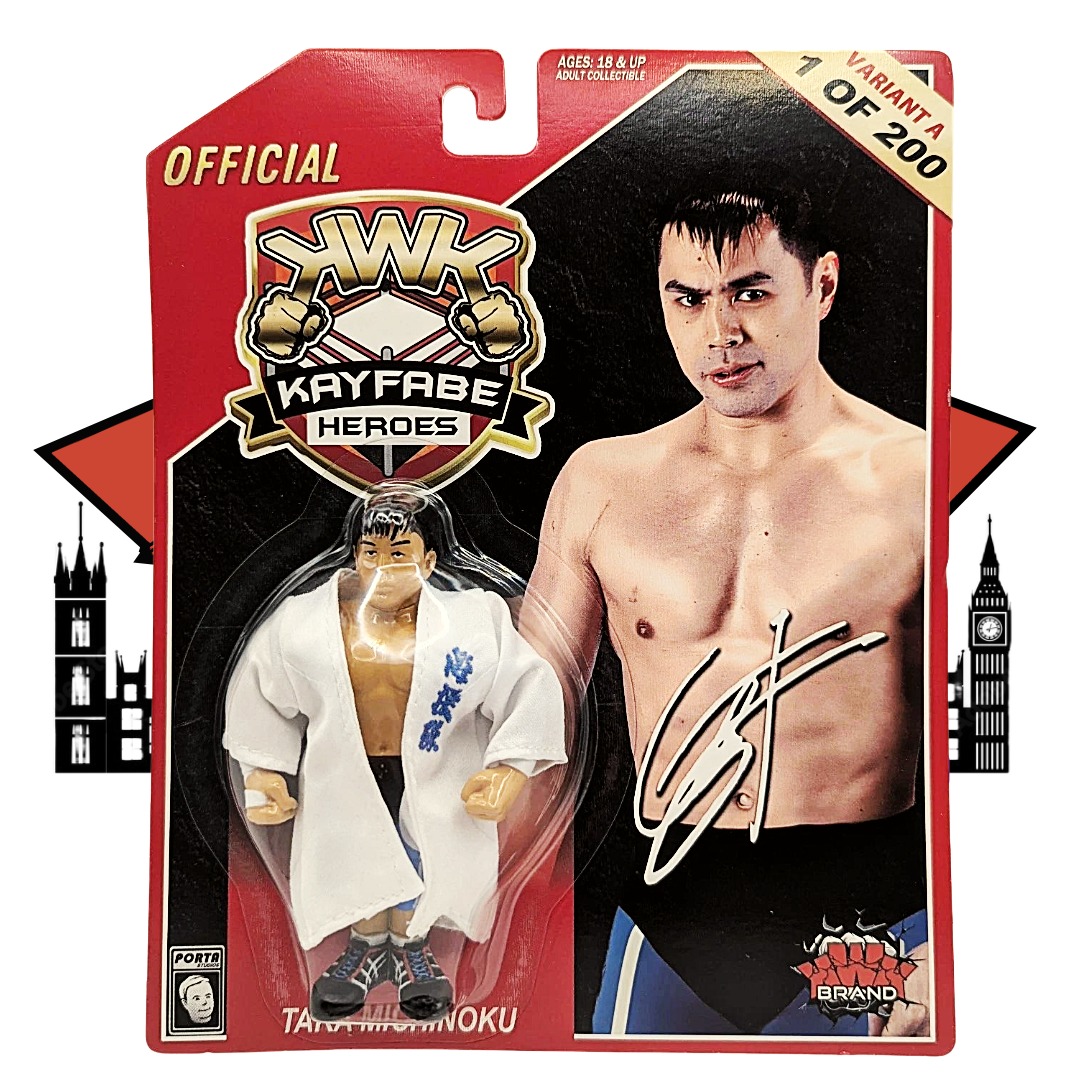 UK STOCK! KWK Kayfabe Heroes Taka Michinoku Variant A