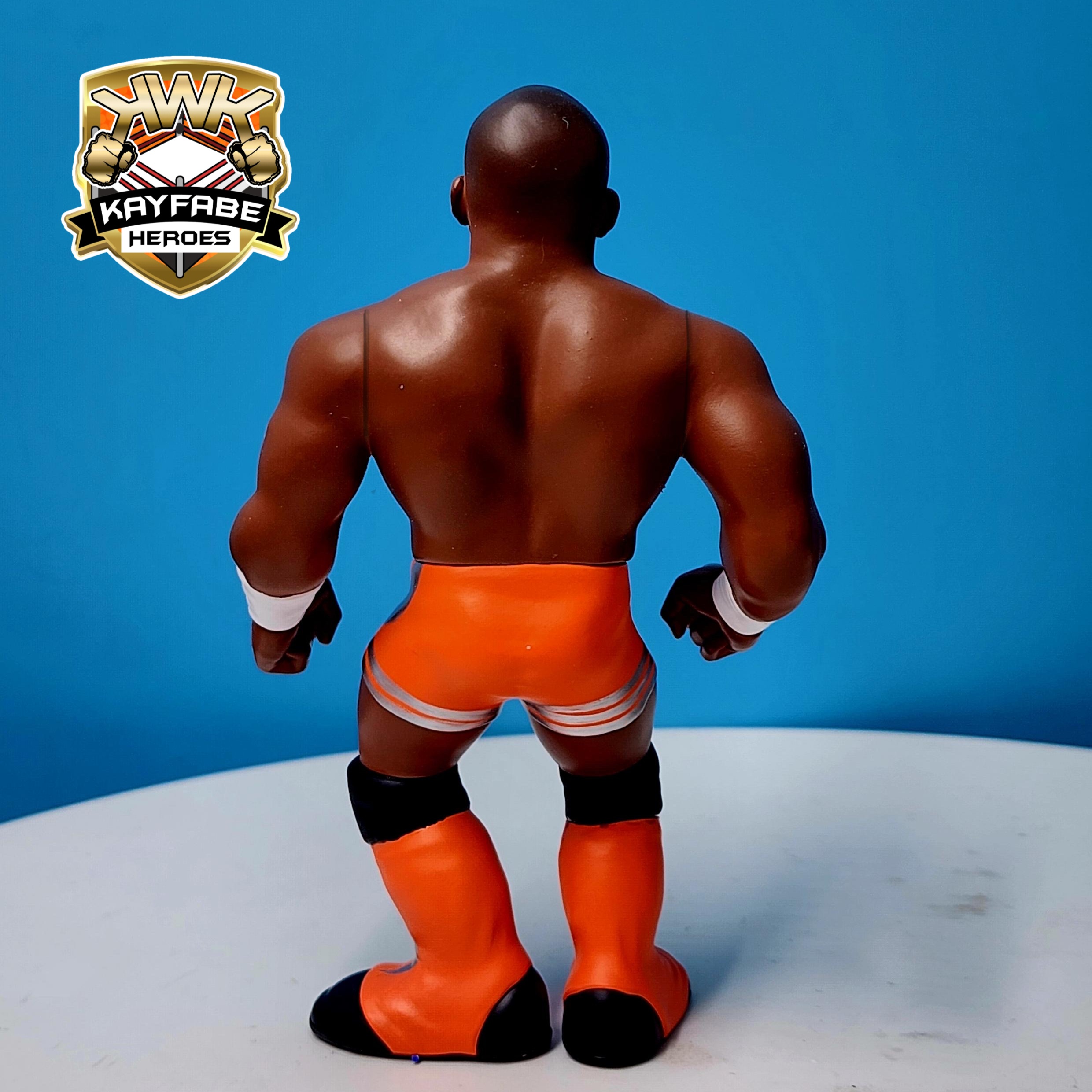 [Copy]KWK Kayfabe Heroes Shelton Benjamin Retro Figures (YELLOW CARD VARIANT)