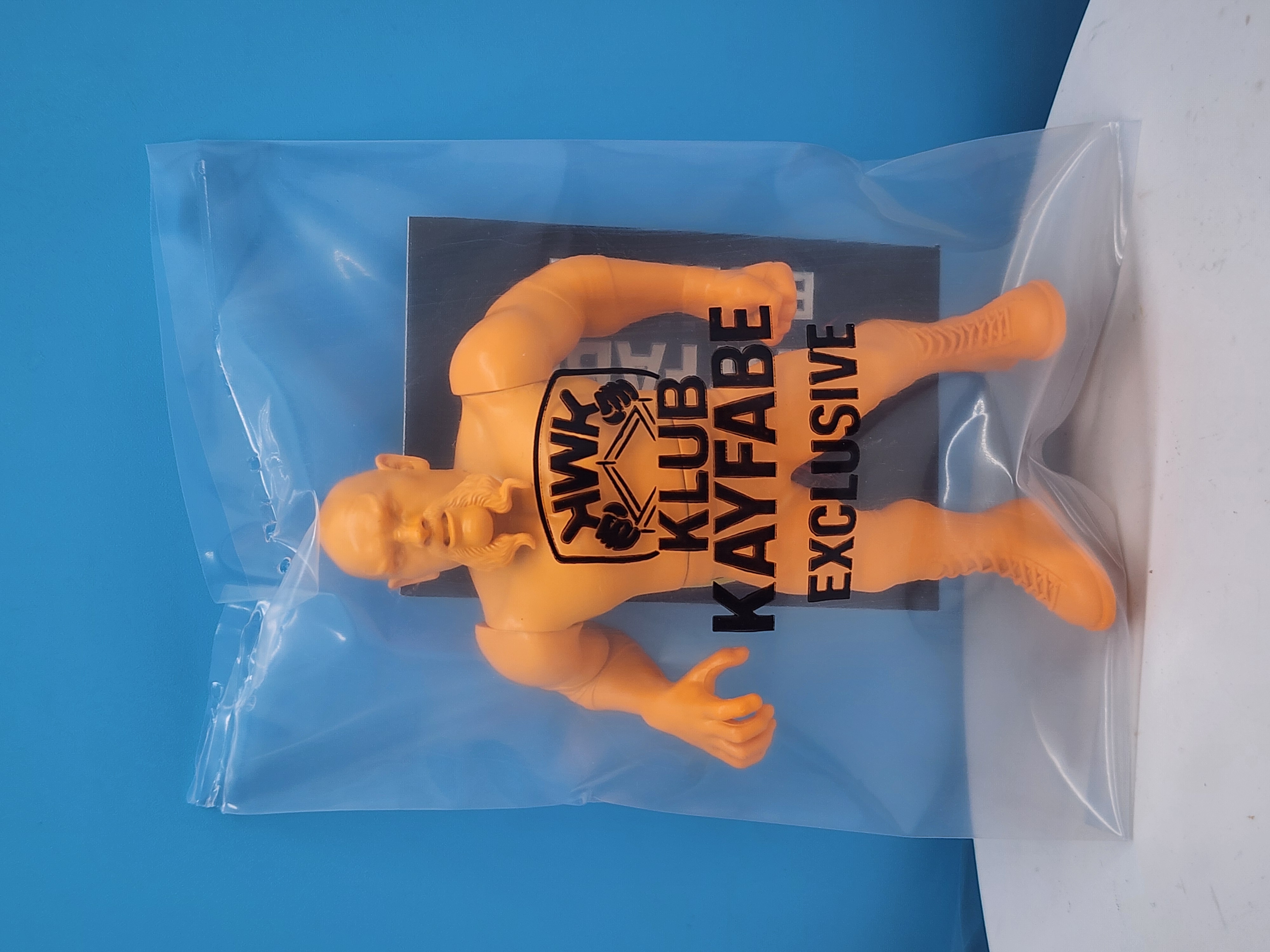 KWK Kayfabe Heroes 1 of 3 Orange Ox Baker Test Shot Figure