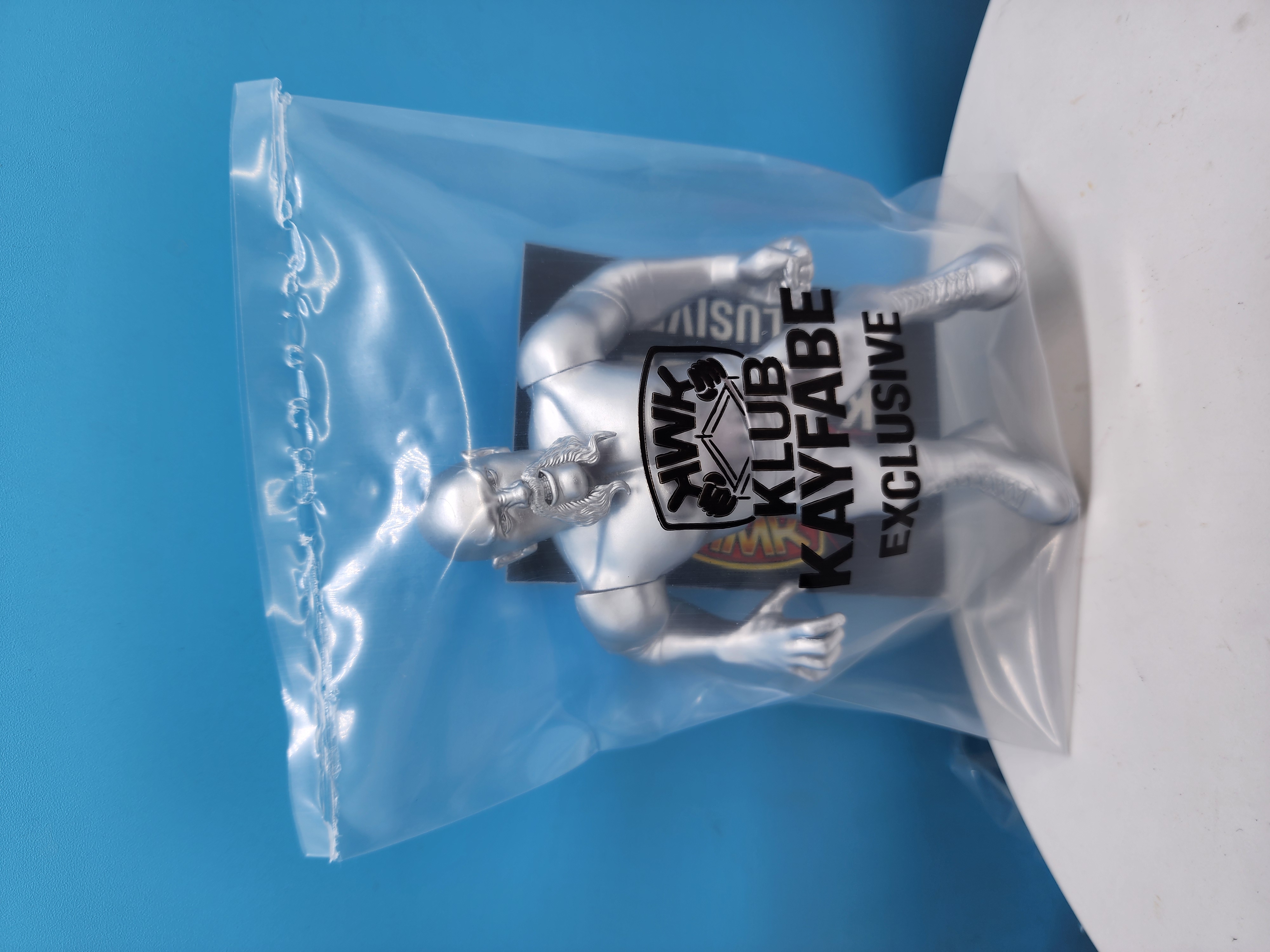 KWK Kayfabe Heroes 1 of 5 Silver Ox Baker Test Shot Figure