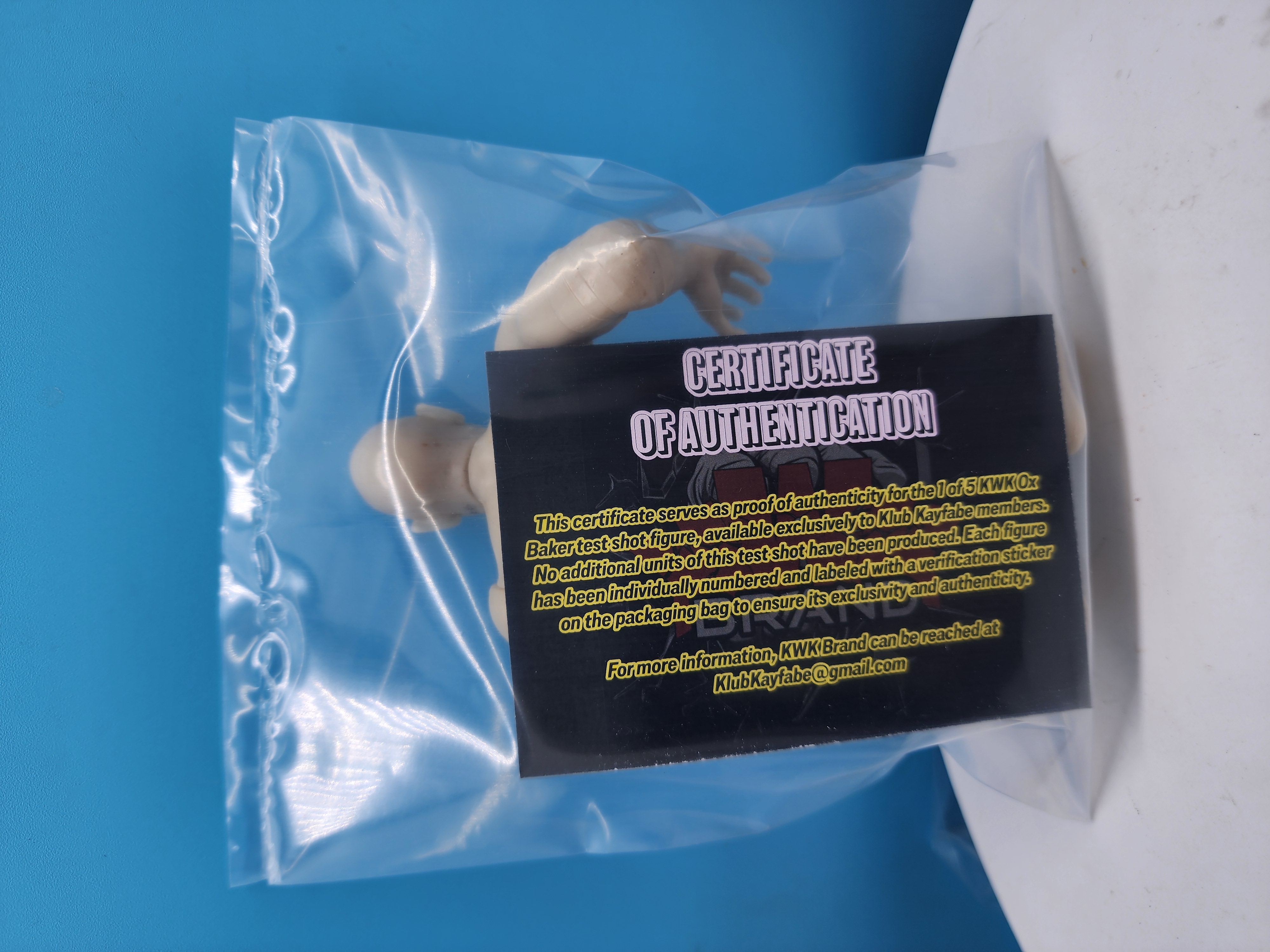 KWK Kayfabe Heroes 1 of 5 Generic Ox Baker Test Shot Figure