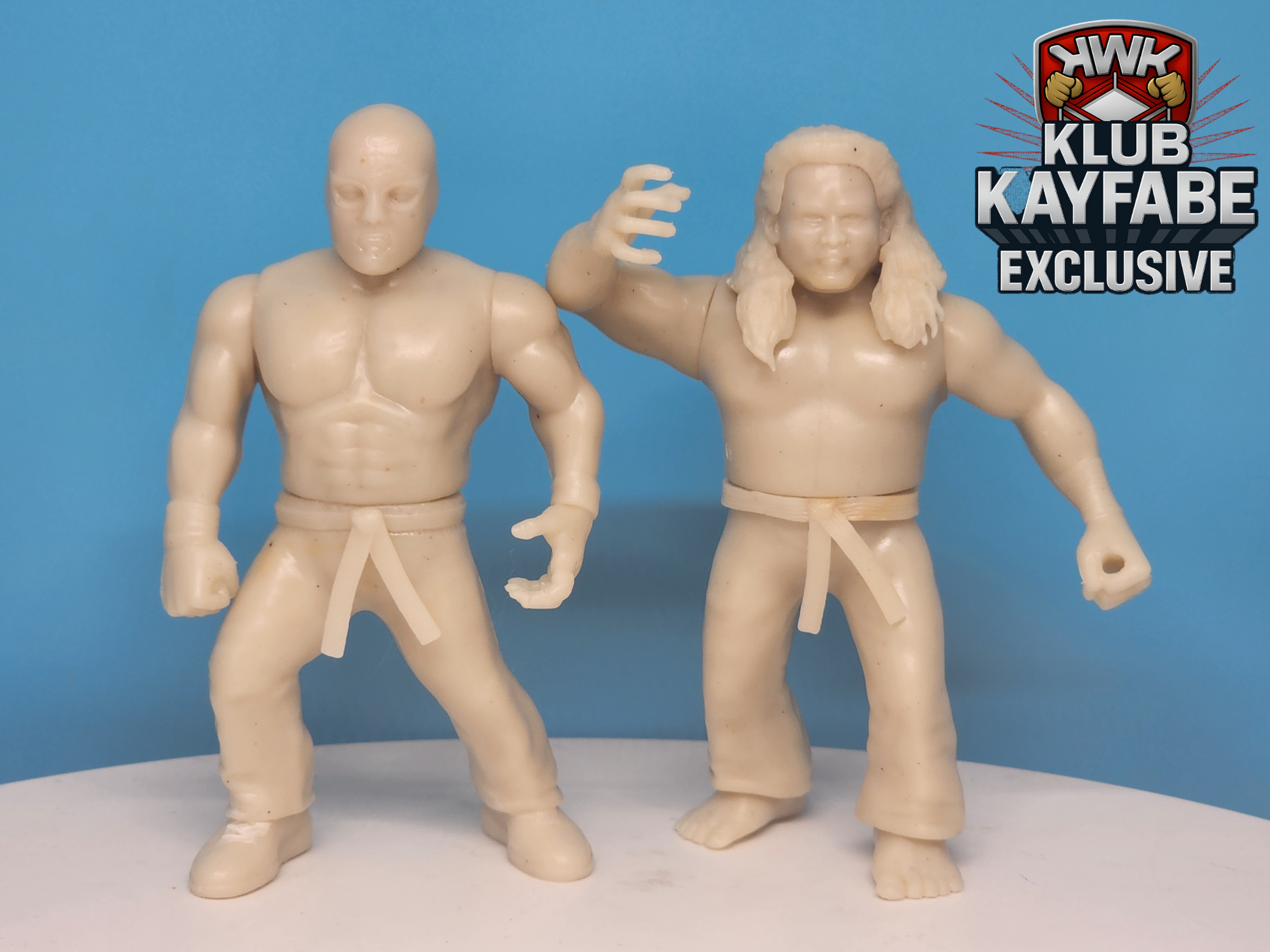 KWK Kayfabe Heroes 1 of 6 Orient Express Test Shot Figures