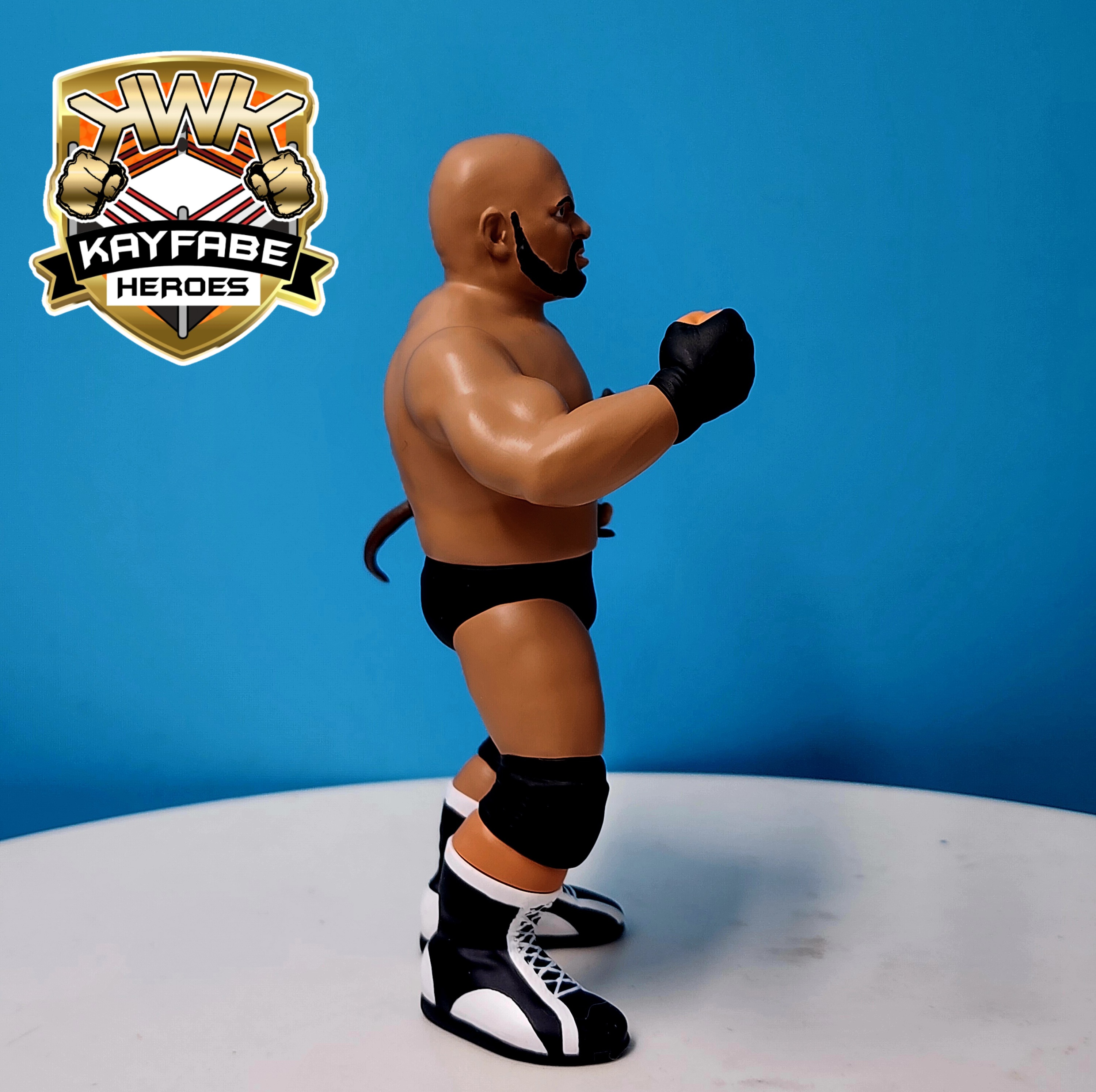 KWK Kayfabe Heroes Bad News Brown Retro Figures (BLUE CARD VARIANT)