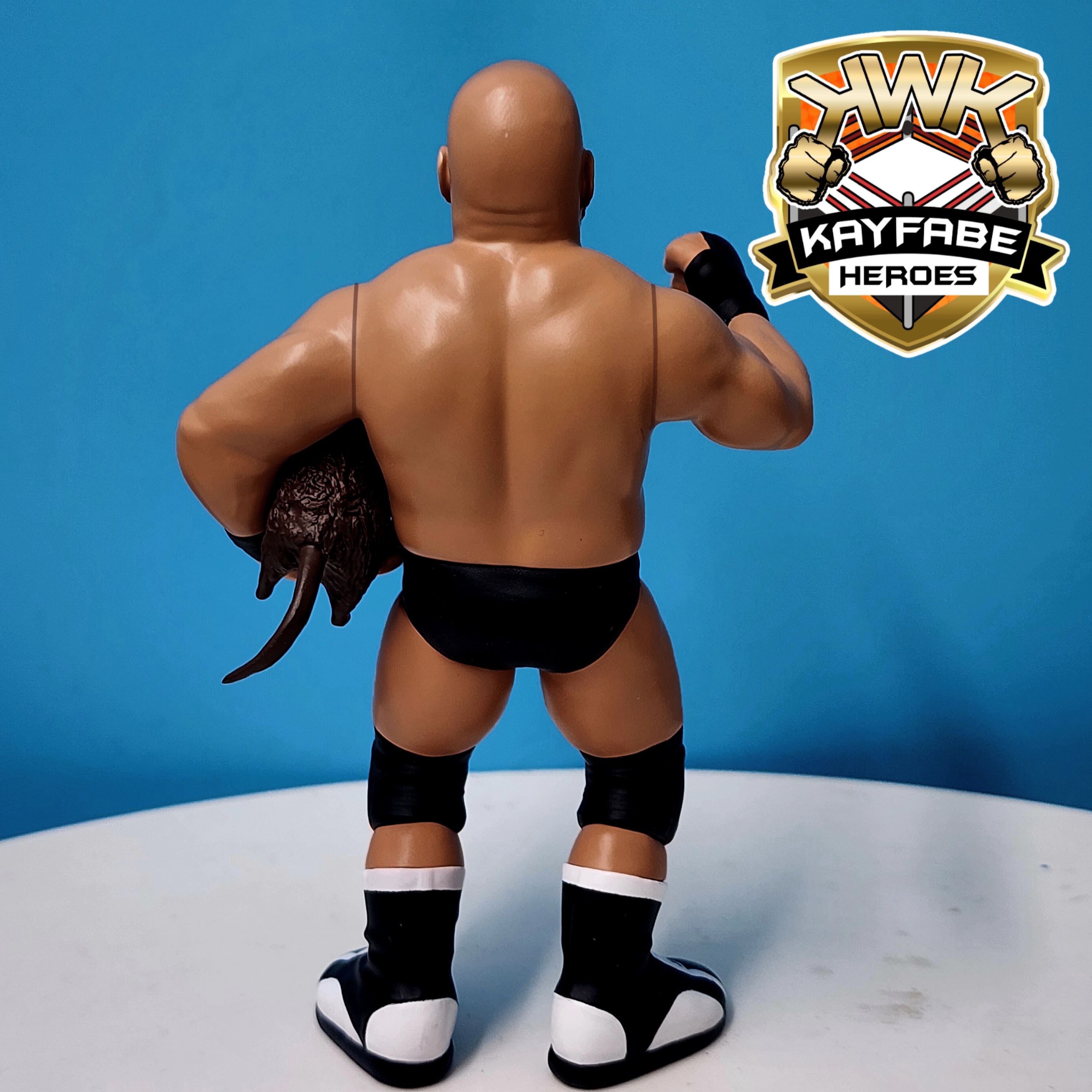 KWK Kayfabe Heroes Bad News Brown Retro Figures (BLUE CARD VARIANT)