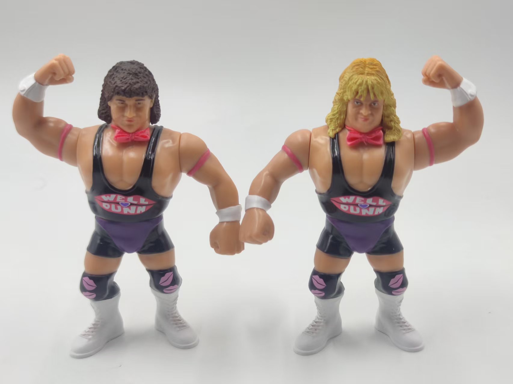 UK STOCK! KWK Kayfabe Heroes Well Dunn Retro Figures (BLUE VARIANT)