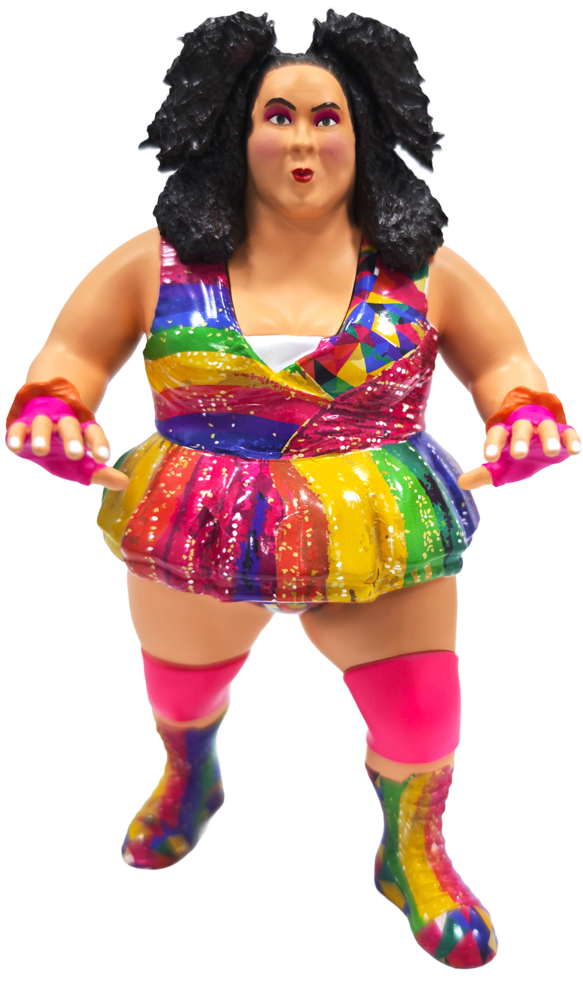 KWK Kayfabe Heroes Bertha Faye Retro Figure (BLUE CARD VARIANT)