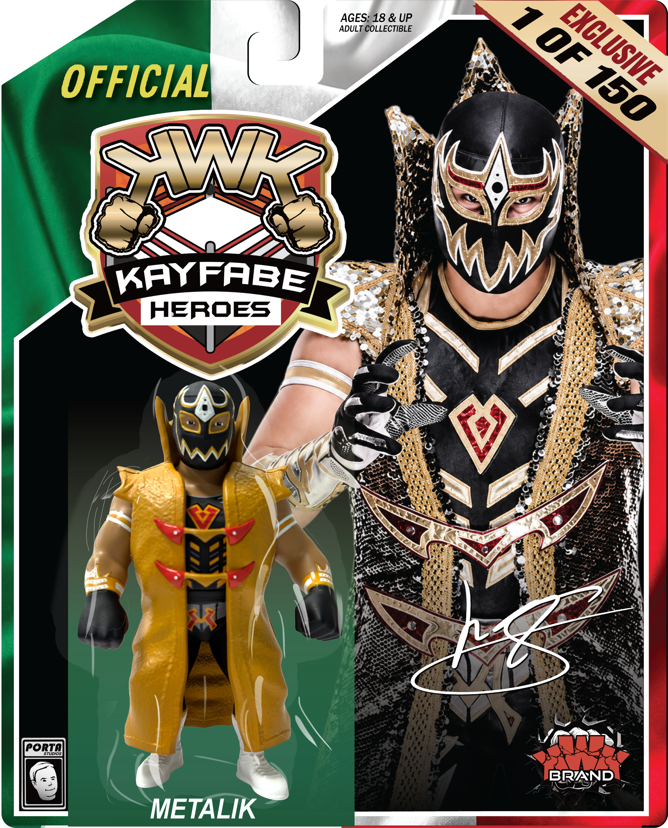 (US PRE-ORDER) SHOPKWK.com EXCLUSIVE METALIK FIGURE (1 of 150)