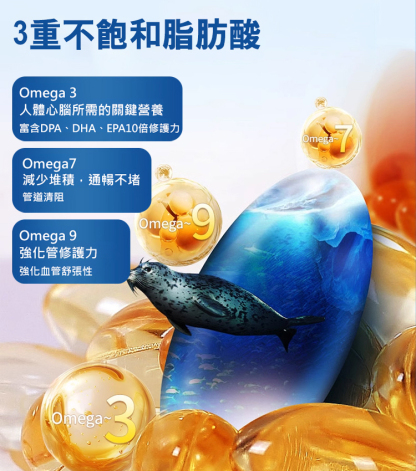 【10倍養血管】挪威進口海豹油