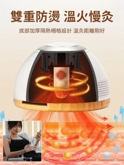 無菸艾灸盒隨身小饅灸