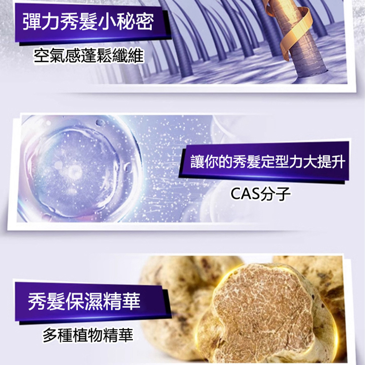 高顱頂蓬鬆噴霧