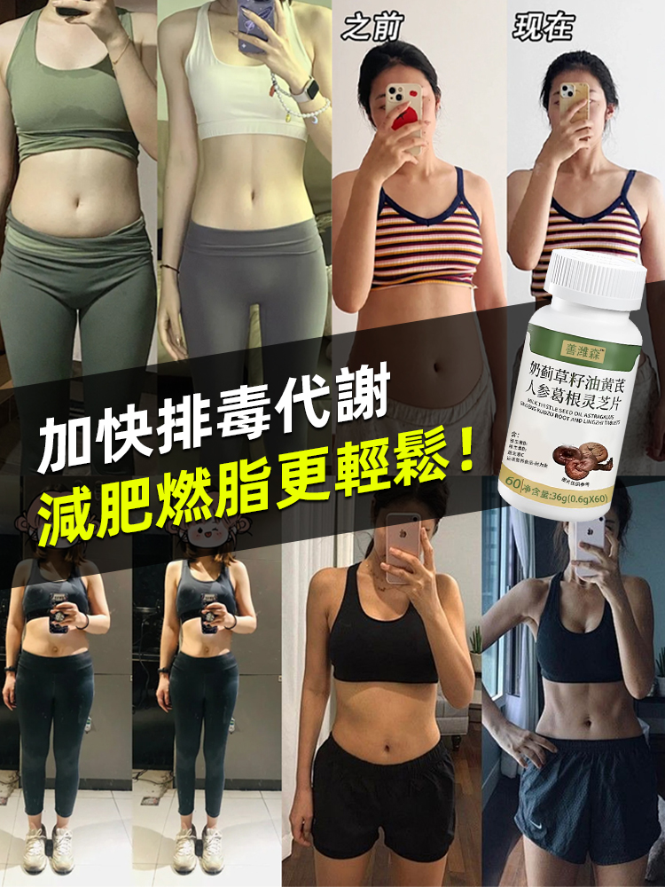 奶薊草籽油黃芪人參葛根靈芝片
