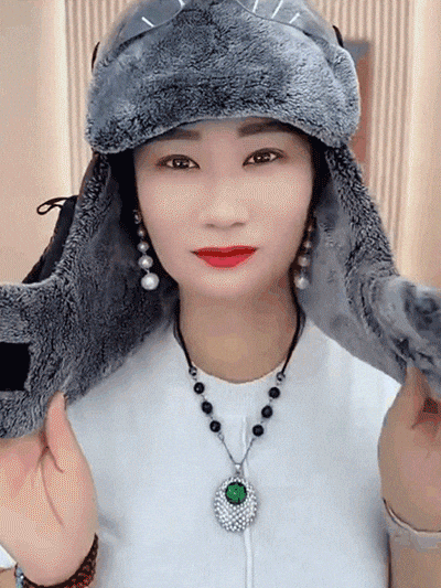 全皮防雨加厚加絨戶外騎乘防寒帽