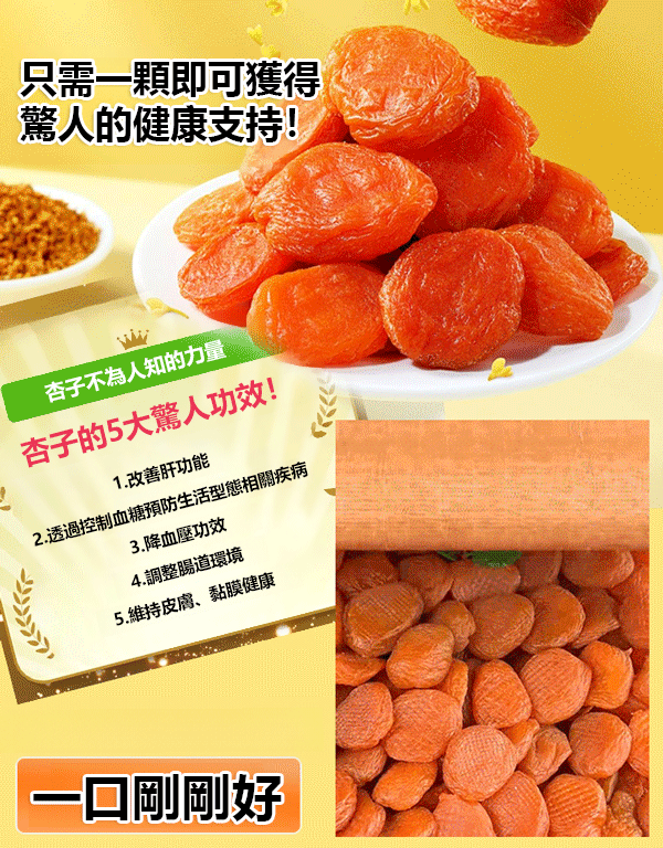 不加糖杏桃紅杏乾