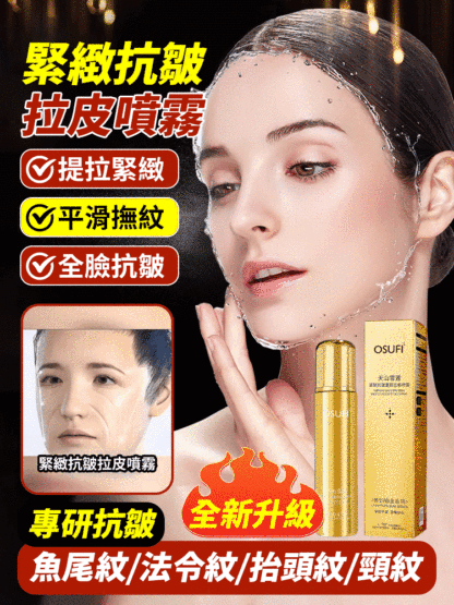 緊緻抗皺童顏定格拉皮噴霧